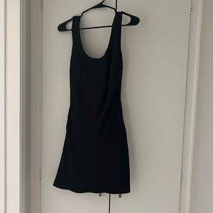 Nasty Gal Black Slip Dress